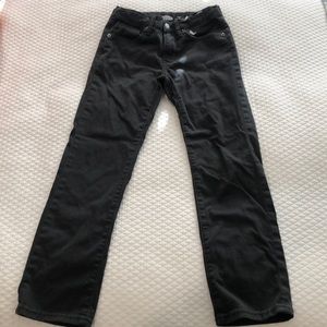 Old navy slim cut boys dark gray pants